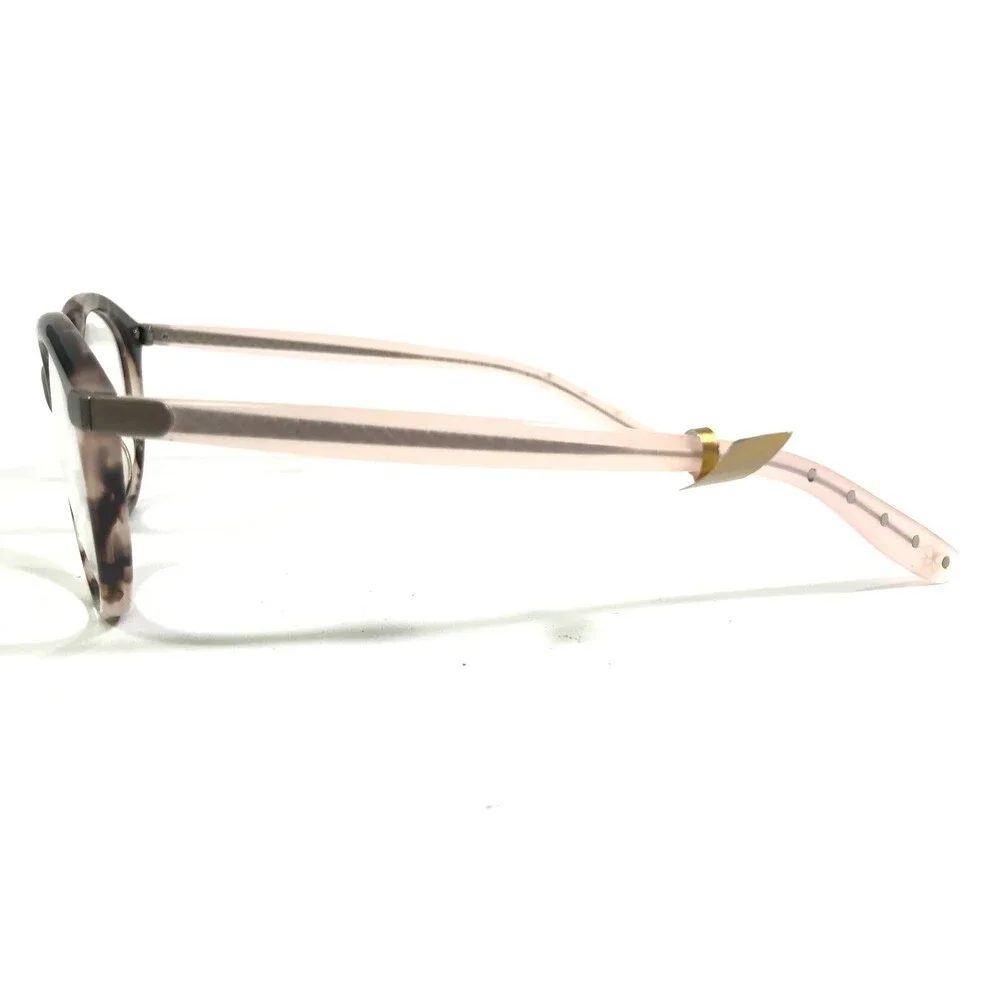 Bottega Veneta Eyeglasses Frames BV6014J HM5 Pink Tortoise Round 52-16-145